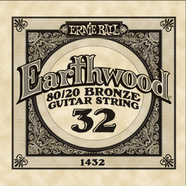 Струна для акустичних гітар ERNIE BALL .032 Earthwood P01432, image 